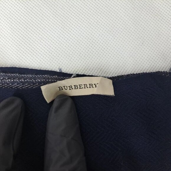 BURBERRY Classic Nova Check Pashmina Knit Cashmere Fringe Multicolor SHAWL - Picture 6 of 8